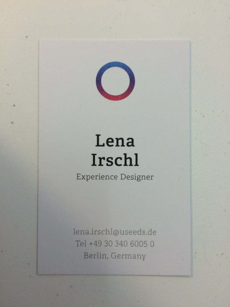 Meine Job-Visitenkarte